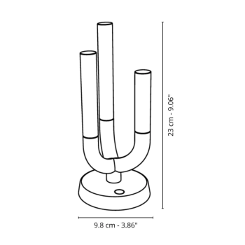 SLIDE Oplaadbare Maanlamp
