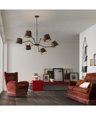 Kroonluchter in industriële stijl REPORTER 271.04.OF IL FANALE