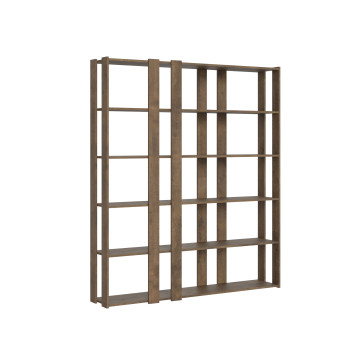 Kato Boekenkast - Composition E Kato 6R 8 lange stroken Wit Essen