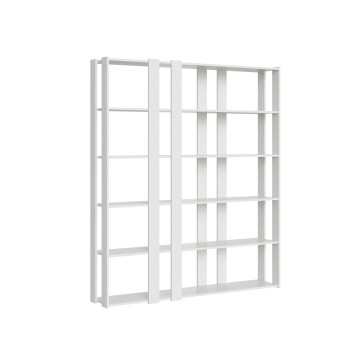 Kato Boekenkast - Composition E Kato 6R 8 lange stroken Wit Essen