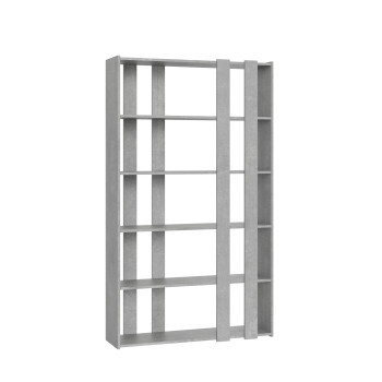 Kato Kleine Boekenkast - Klein A Kato 6R Composition 2 zijden 4 lange banden Wit Essen