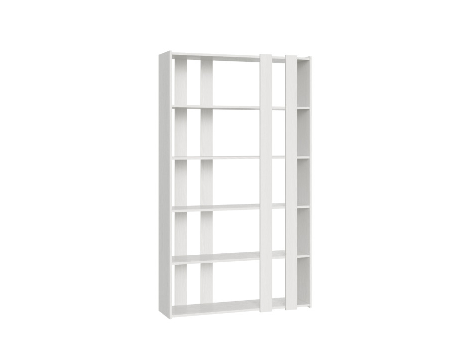 Kato Kleine Boekenkast - Klein A Kato 6R Composition 2 zijden 4 lange banden Wit Essen