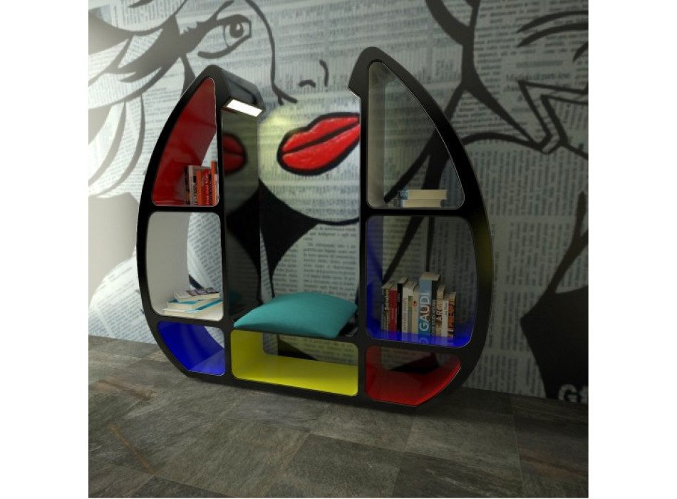 SHELLEY BOEKENKAST IN ADAMANTX ZAD 