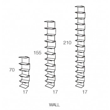 MENING CIATTI PTOLOMEO PTW70 VERTICALE WANDBOEKENKAST