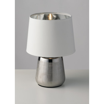 ECSTASY ZILVER/WITTE TAFEL TAFEL 1XE14 17X29CM