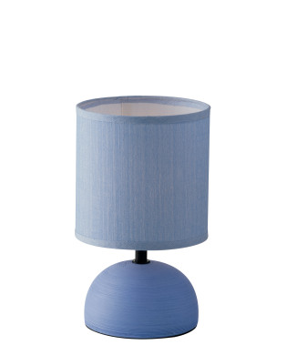 FURORE BLAUWE LAMP 1XE14 14X24CM