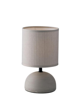 Furore grijze lamp 1xE14 14x24cm