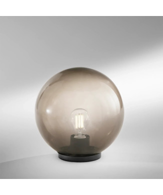 POLLY GRIJZE LAMP 1XE27 IP44 20x21CM