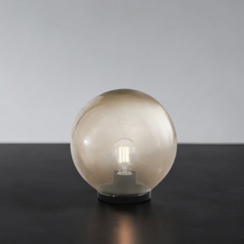 POLLY GRIJZE LAMP 1XE27 IP44 25X26CM