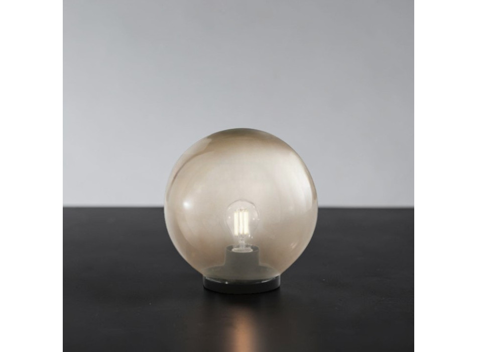 POLLY GRIJZE LAMP 1XE27 IP44 25X26CM