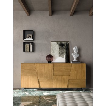 TRAPEZE dressoir met 4 deuren