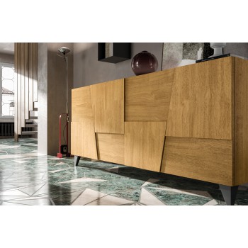 TRAPEZE dressoir met 4 deuren