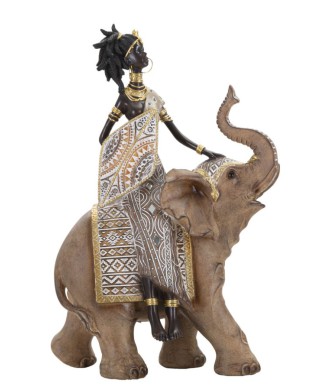 Masai-stam met olifant