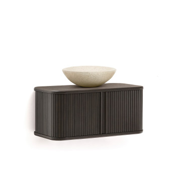 Mailen badkamerkast van essenhout multiplex