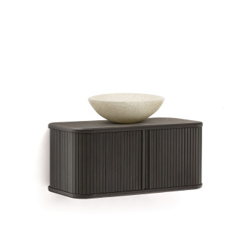 Mailen badkamerkast van essenhout multiplex