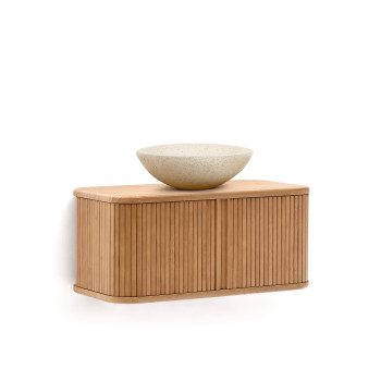 Mailen badkamerkast van essenhout multiplex