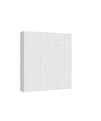 Mod. Kentaro Francese 140 - Kentaro 140 opklapbaar tweepersoonsbed met kolom van wit essenhout