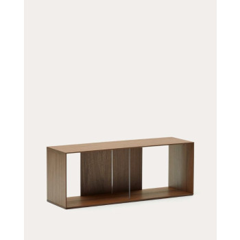Litto kleine boekenkastmodule met fineerafwerking, 101 x 38 cm