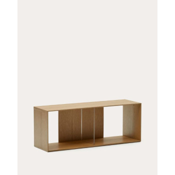 Litto kleine boekenkastmodule met fineerafwerking, 101 x 38 cm