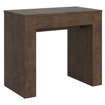 Nieuwe Console Extra - Uitschuifbare consoletafel 90x49/307 cm Extra wit essenhout met interne verlengstukken