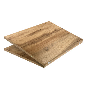 Nieuwe Consolle Extra - Uitschuifbare consoletafel 90x49/307 cm Extra naturel eikenhout met interne verlengstukken