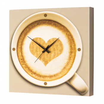 CAPPUCCINO TIME G1720 PINTDECOR Horloge