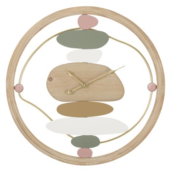 KLEURRIJKE WANDKLOK