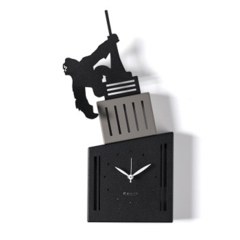 KING KONG 5091 Wandklok in Arts and Crafts-stijl