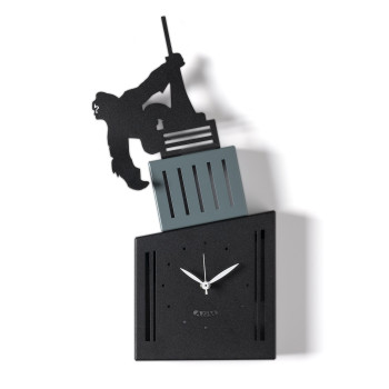 KING KONG 5091 Wandklok in Arts and Crafts-stijl