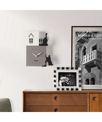 Romeo en Juliet wandklok 5092 Arts and Crafts