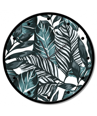 GTO6580 PINTDECOR Klok met overlappende bladeren