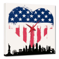 Ik hou van de USA G4628 PINTDECOR klok