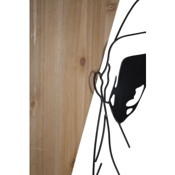 STRIP WANDPANEEL -B- IJZER EN HOUT