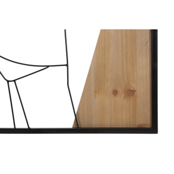 STRIP WANDPANEEL -B- IJZER EN HOUT