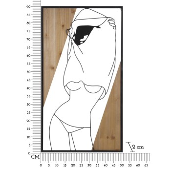 STRIP WANDPANEEL -B- IJZER EN HOUT