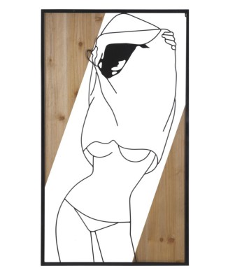STRIP WANDPANEEL -B- IJZER EN HOUT