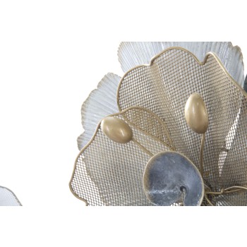 IJZEREN PANEEL MET BLOEMMOTIE