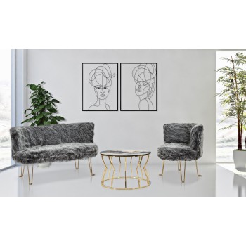 IJZEREN PANEEL VROUW EENVOUDIG PAAR