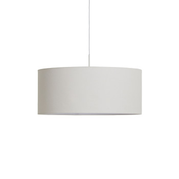 Niani plafondlampenkap van ivoorkleurig katoen, Ø 60 cm