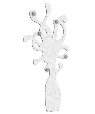 OCTOPUS bloemblaadjes wit&wit P2478A Pintdecor