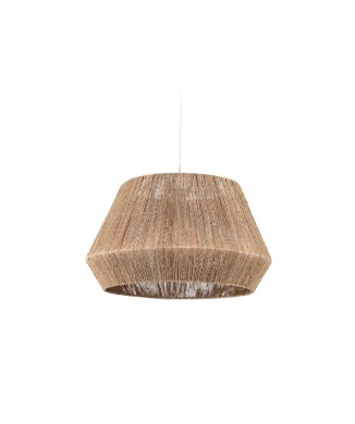 Crismilda plafondlamp, 100% jute met natuurlijke afwerking, Ø 50 cm