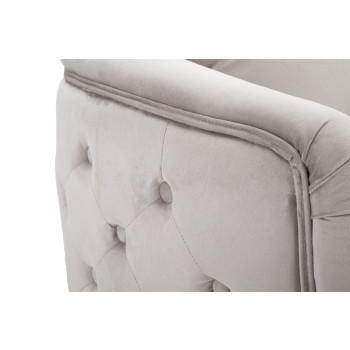 Boekarest grijze fauteuil