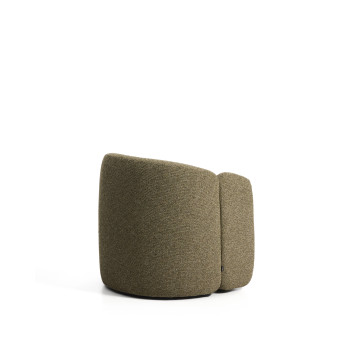 Corvena chenille fauteuil