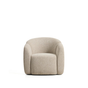 Corvena chenille fauteuil