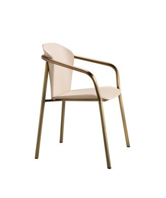 Fauteuil FINN METAL WOOD ART - SCAB
