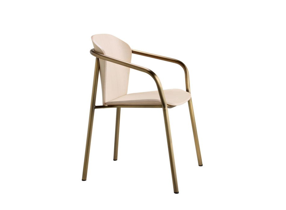 Fauteuil FINN METAL WOOD ART - SCAB