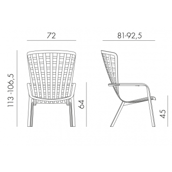 Nardi Folio fauteuil