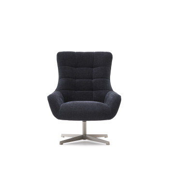 Teryl chenille draaibare fauteuil