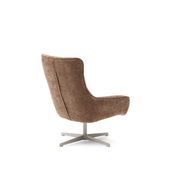 Teryl chenille draaibare fauteuil