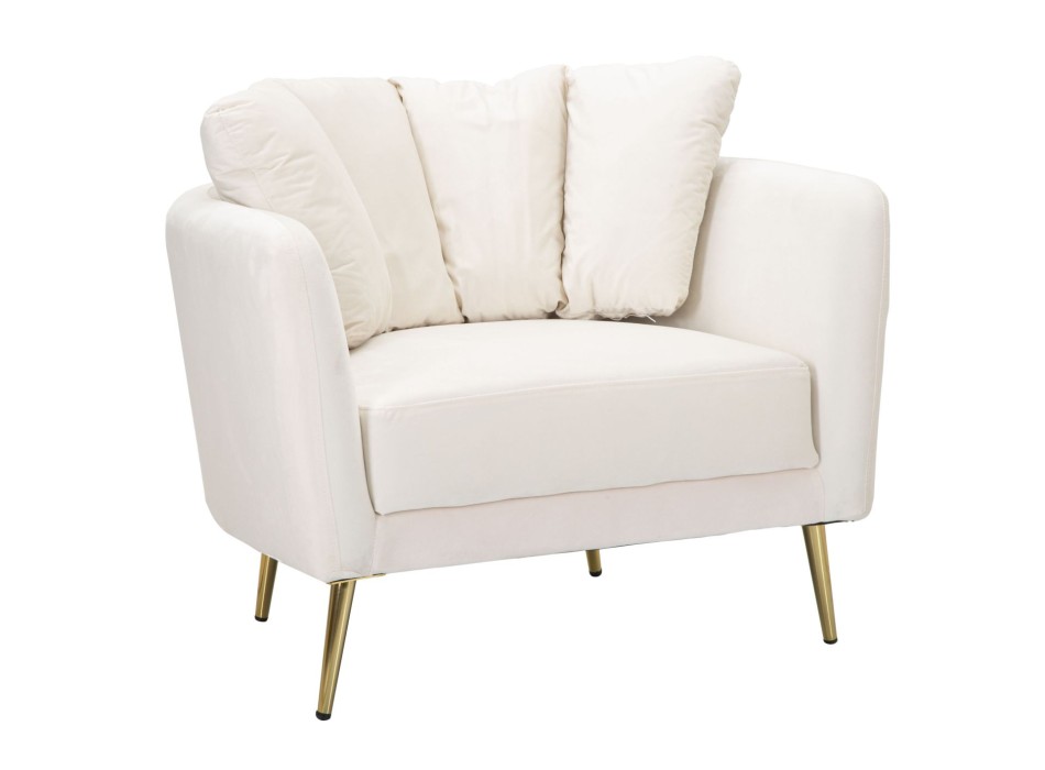 KIEV CRÈME FAUTEUIL